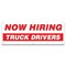 Signmission Now Hiring Truck Drivers Banner Apply Inside Accepting Application Single Sided B-120-30317 - alternate 1